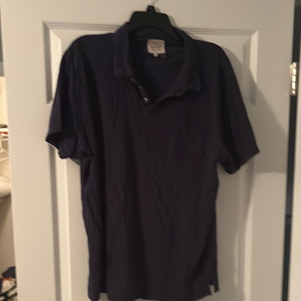 Blue Polo Shirt Classic Short Sleeve
